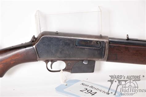 Non Restricted Rifle Winchester Model 1907 Sl 351 Cal Semi Automatic