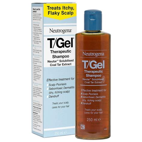 Neutrogena Tgel Therapeutic Shampoo Coal Tar Extract Psoriasis