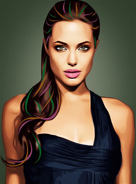 Angelina Jolie By Lilymagpie On Deviantart