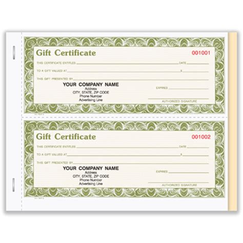 T Certificate Book Personalized Forms