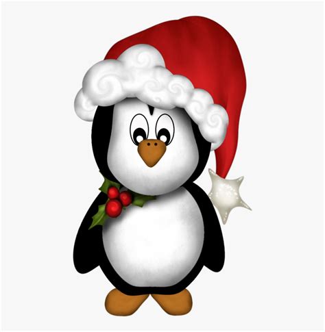 Cartoon Christmas Penguin Clipart Hd Png Download Transparent Png