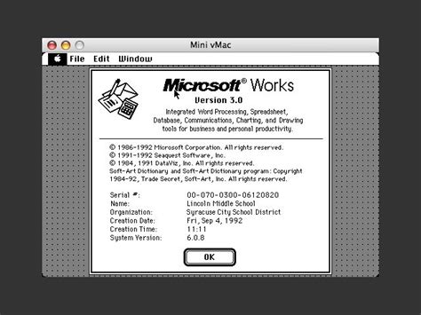 Microsoft Works 3 Macintosh Repository