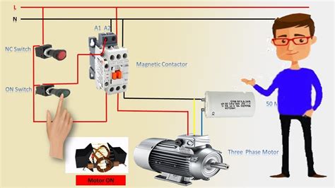 3 Phase Motor With Single Phase Power Supply Motor Running 3 Phase