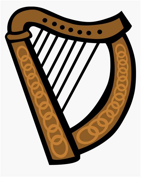 Celtic Harp Clipart