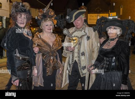 whitby north yorkshire england uk nov 2014 goths and steampunks gather at the whitby goth