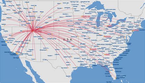 Air France Destination Map