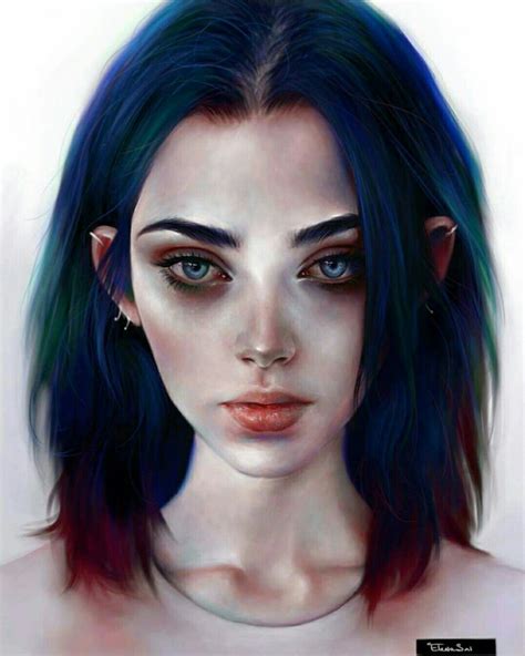 elena sai digital art fantasy digital art girl digital portrait portrait art digital