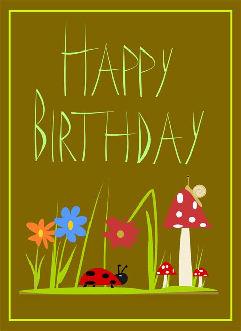 Free Happy Birthday Cards Printable