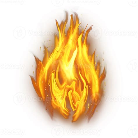 Realistic Burning Fire Flames Burning Hot Sparks Realistic Fire Flame Fire Flames Effect