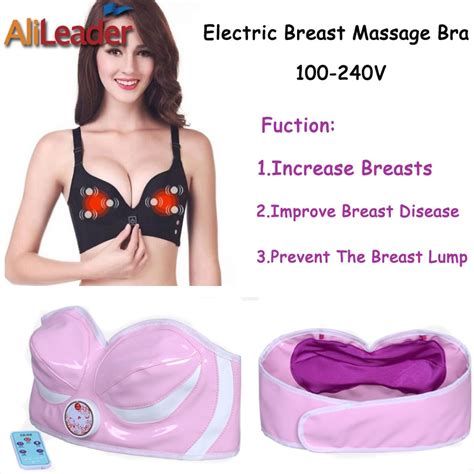 Top Electric Women Breast Enlargement Enhancer Massager The Vibrating Bra Breast Enhancement