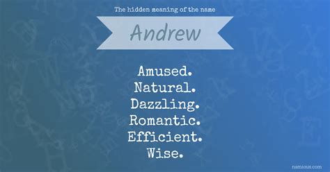 What is the meaning of the name andrew > ALQURUMRESORT.COM