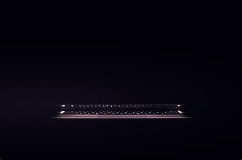 Laptop In Dark Royalty Free Stock Photo