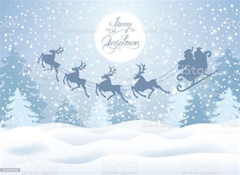 We did not find results for: Christmas Card With Santa Claus In Sleigh With Reindeer ...