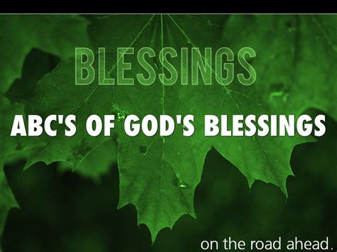 Abcs Of Gods Blessings By Lyle Person