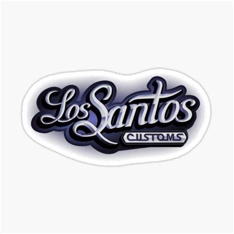 Los Santos Customs Grand Theft Auto Sticker For Sale By Binco Store