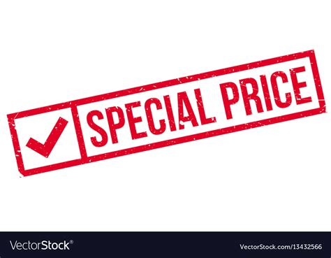 Special Price Rubber Stamp Royalty Free Vector Image