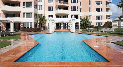 Free wifi and foxtel, complimentary parking, heated pool Heated Outdoor Pool | Broadbeach | Gold Coast | Belle Maison