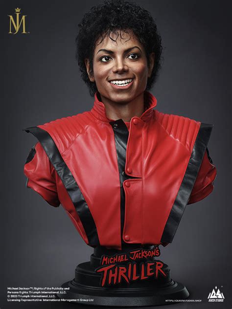 Michael Jackson Thriller Life Size Bust Queen Studios Official