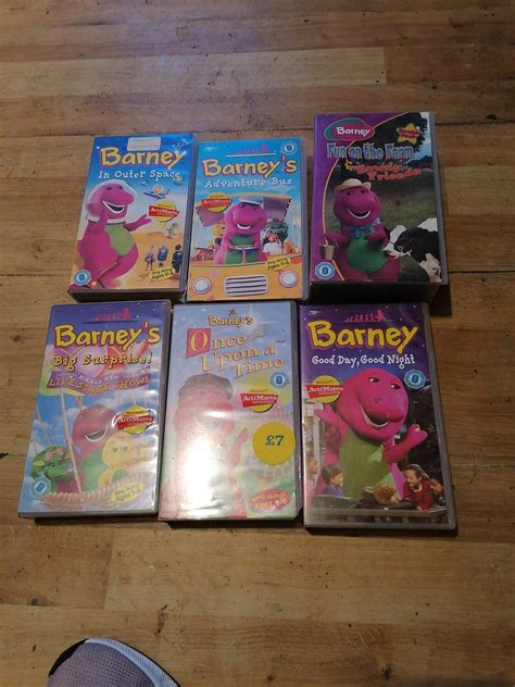 Barney VHS Tape Collection Etsy