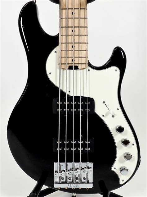 Fender American Deluxe Dimension Bass V Hh With Maple Reverb