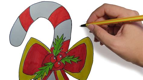 Dibujos De Navidad Caramelo Paso A Paso Dibujos A Color Para Niños