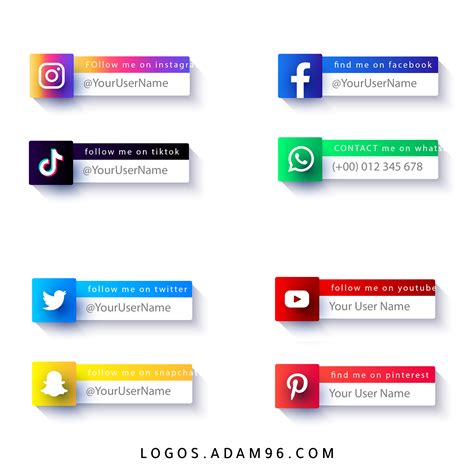 Follow Social Media Logo Png Download Original Logo Big Size Download