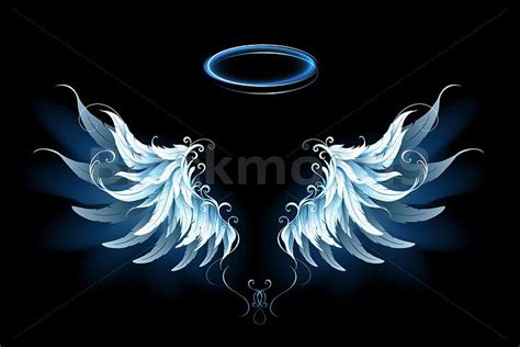 Blue Angel Wings 46551 Illustrations Design Bundles In 2021