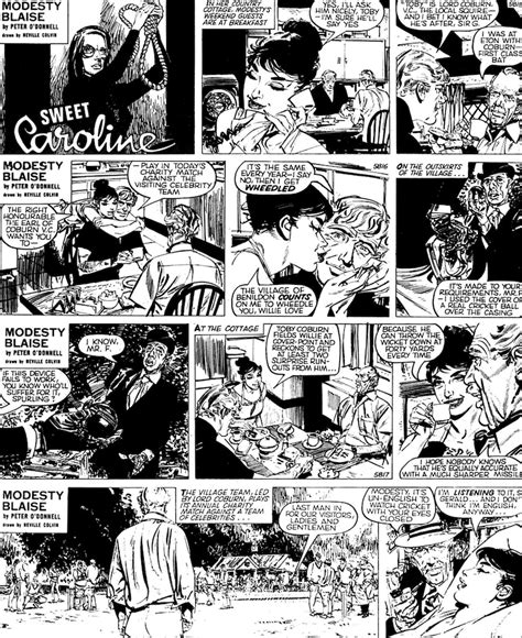 98 comic strips modesty blaise comic strip very rare comic strip classic comic strip immediate