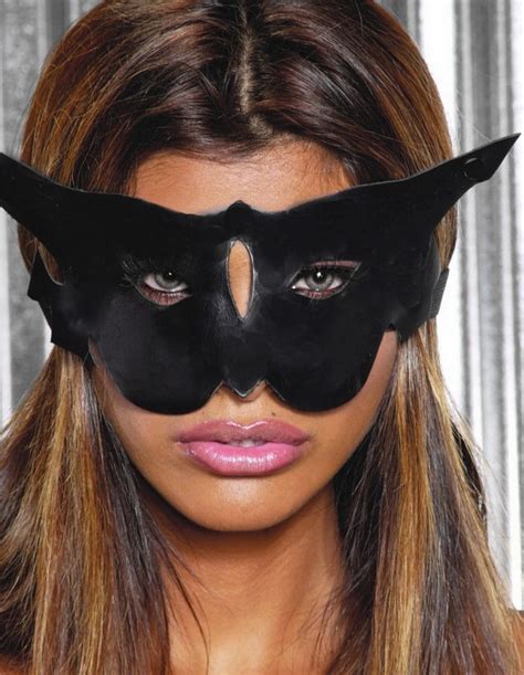 leather cat mask
