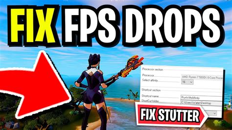 How To Fix Fps Drops In Fortnite Boost Fps And Fix Stutter Youtube