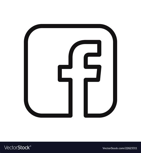 Facebook Logo Vector Black And White Images Amashusho