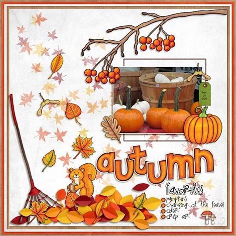 Cozy Autumn Scrapbooking Fall Scrapbook Scrapbook Scrapbook Pages