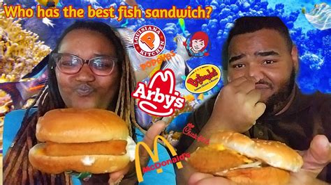 There's not a lot of flavor going on with the crunchy coating, and that's a big miss. Who Has The Best Fast Food Fish Sandwich?? - YouTube
