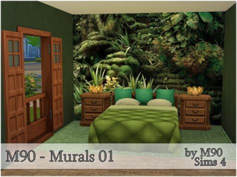 M90 Murals 01 By Mircia90 At Tsr Sims 4 Updates