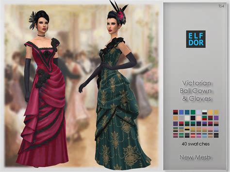 Victorian Ballroom Set Sims 4 Sims Sims 4 Dresses
