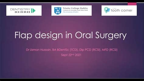 Flap Design In Oral Surgery Youtube