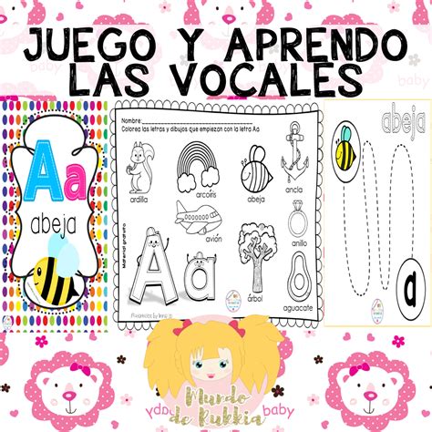 Actividades Para Aprender Las Vocales En Preescolar Y Primer Ciclo De Vrogue