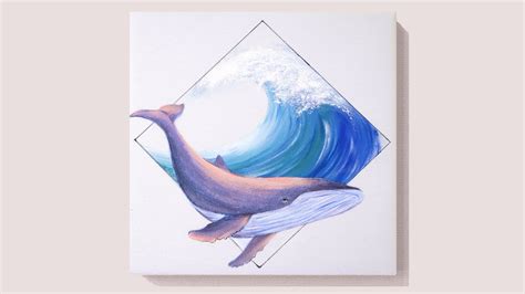 Easy Whale Painting Tutorial For Beginners Art Ideas For Decor