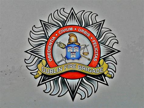Dublin Fire Brigade Fire Brigade Fire Service Dublin Ireland Badges