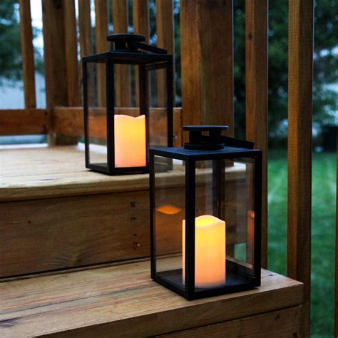 Decor Flameless Candles Battery Operated Lanterns