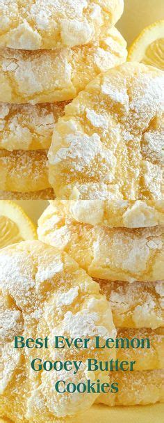 We'll show you the way, starting with these 39 irresistible cookie recipes. Best Ever Lemon Gooey Butter Cookies | Lemon cookies recipes, Gooey butter cookies, Yummy cookies