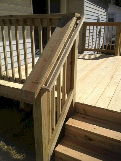 Wood Deck Railing Ideas For Stairs