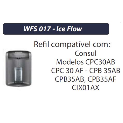Filtro Refil Para Purificador Consul Ice Flow Wfs017 Nome Da Empresa