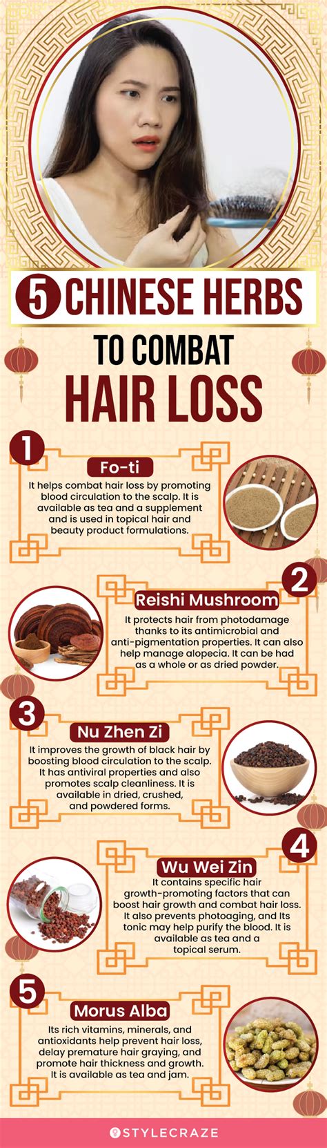5 Chinese Herbs That May Help In Treating Hair Loss
