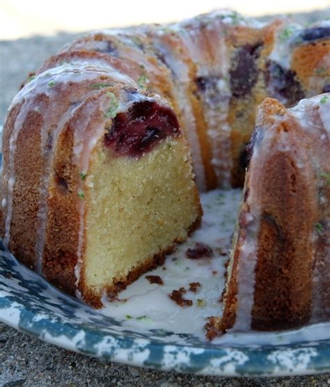 Cherry Limeade Pound Cake