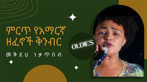 መቅደሀ ነቃጥበብ ምርጥ የ አማርኛ ዘፈኖች ቅንብር Ethiopian Music Mashup Youtube
