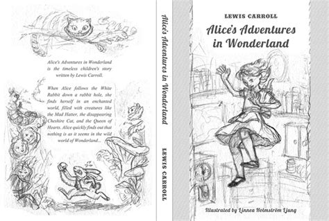 Alices Adventures In Wonderland Book Cover On Behance