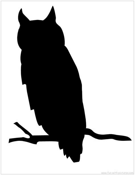 Silhouette Owl Owl Silhouette Halloween Silhouettes Halloween Prints