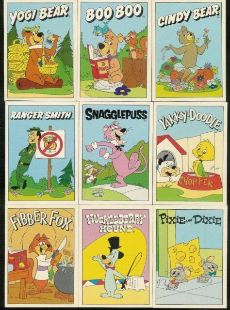 1994 Arbys Hanna Barbera Trading Cards Complete Set 1 30 Ebay