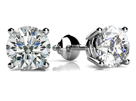Classic Four Prong Diamond Studs Roco S Jewelry Bakersfield CA